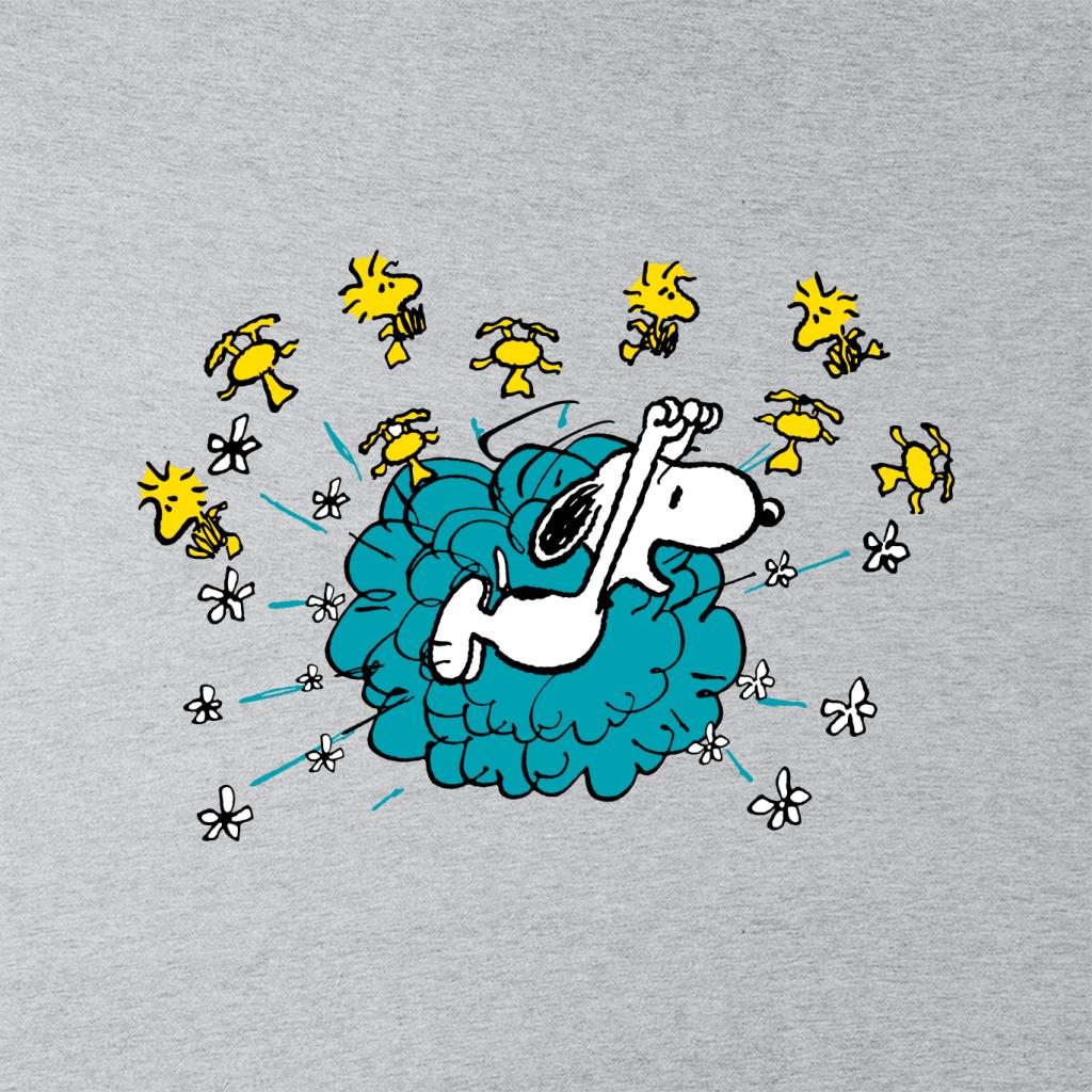 Peanuts Snoopy Woodstock Flower Puff Women's Sweatshirt product image 2