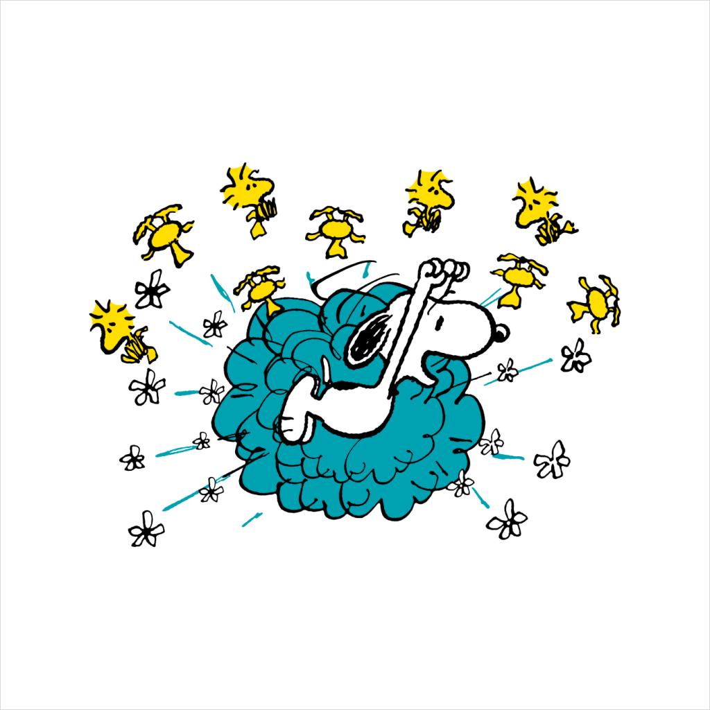 Peanuts Snoopy Woodstock Flower Puff Women's Hooded product image 5
