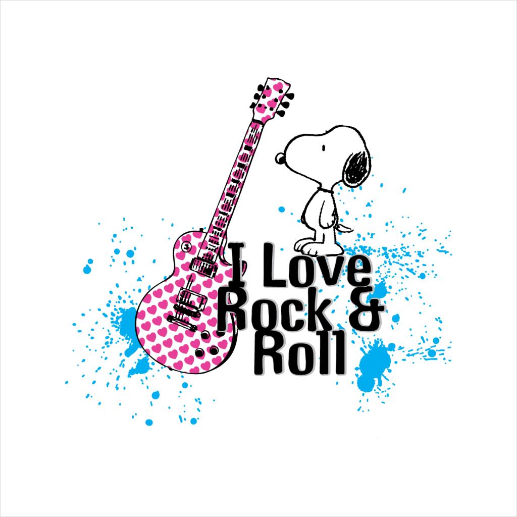 Peanuts I love Rock & Roll Snoopy Men's Hooded Sweatshirt product image 5
