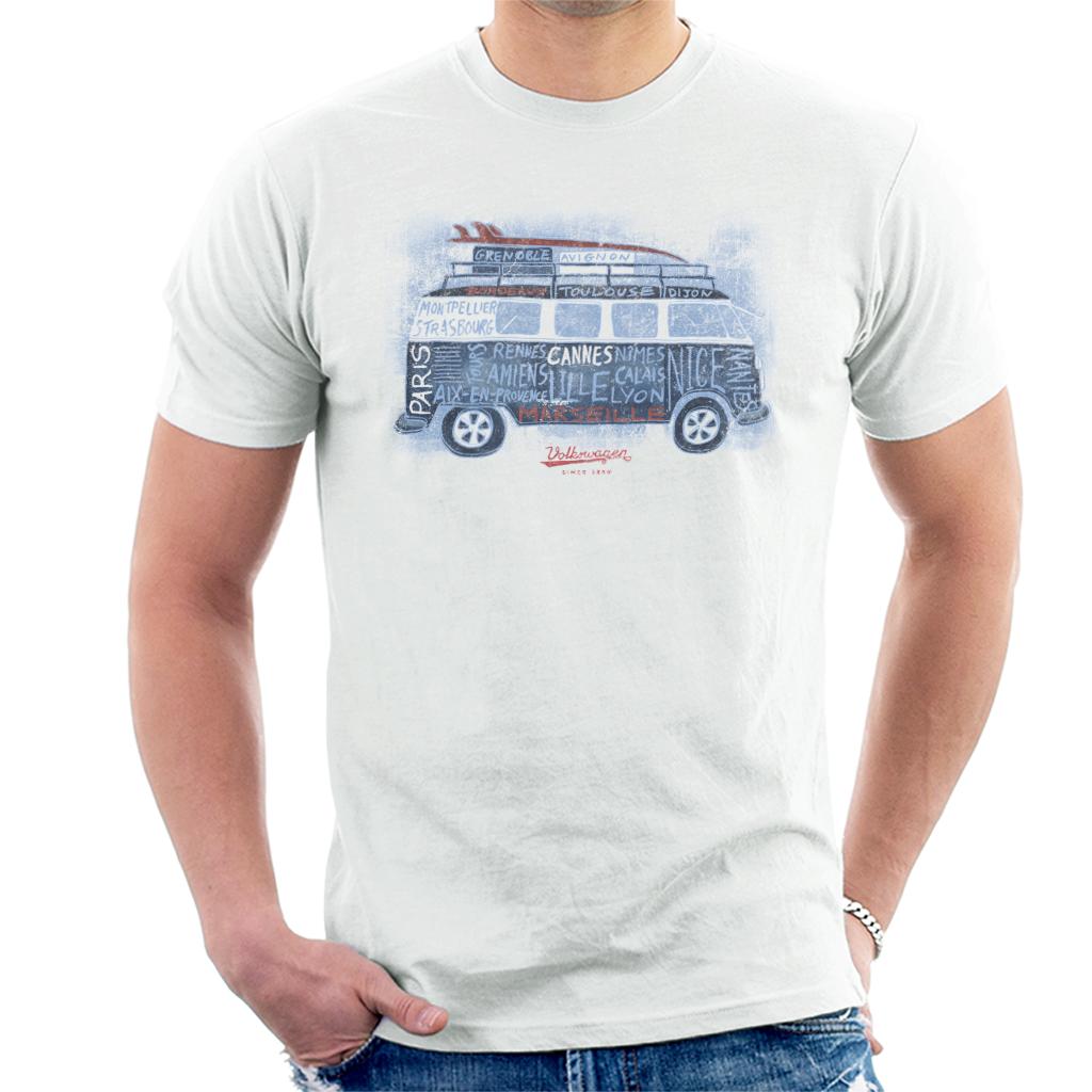 Volkswagen France Euro Football Camper Men's T-Shirt product image 1