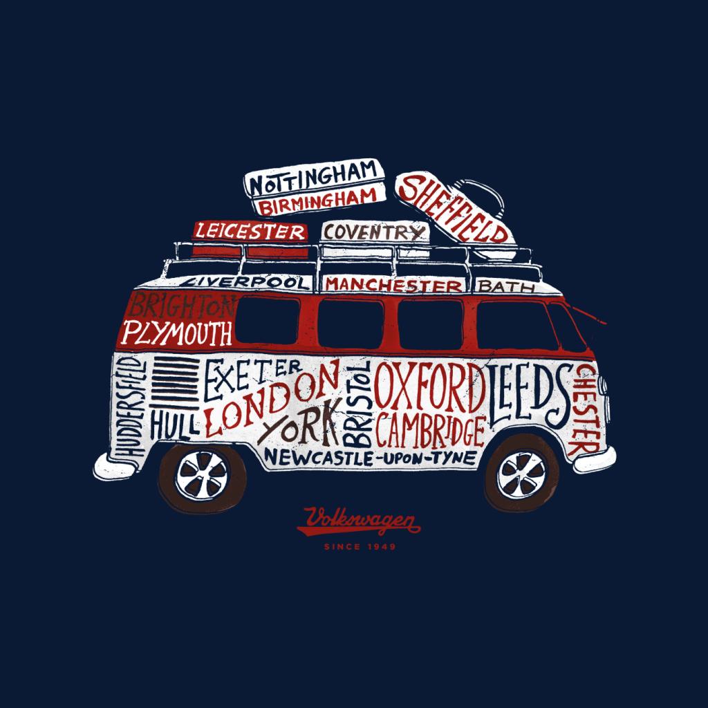 Volkswagen England Euro Football Camper Men's T-Shirt product image 2