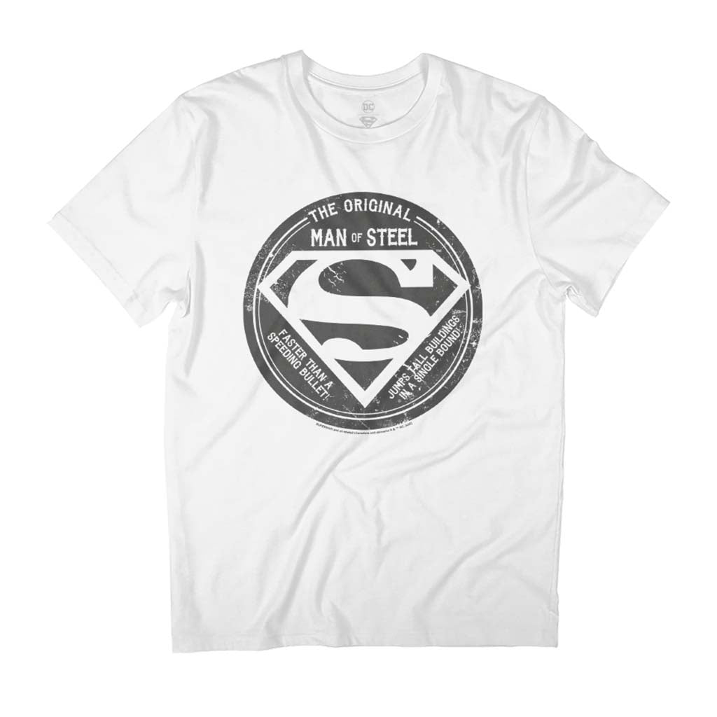 Superman The Original Man Of Steel Retro Men's T-Shirt product image 1