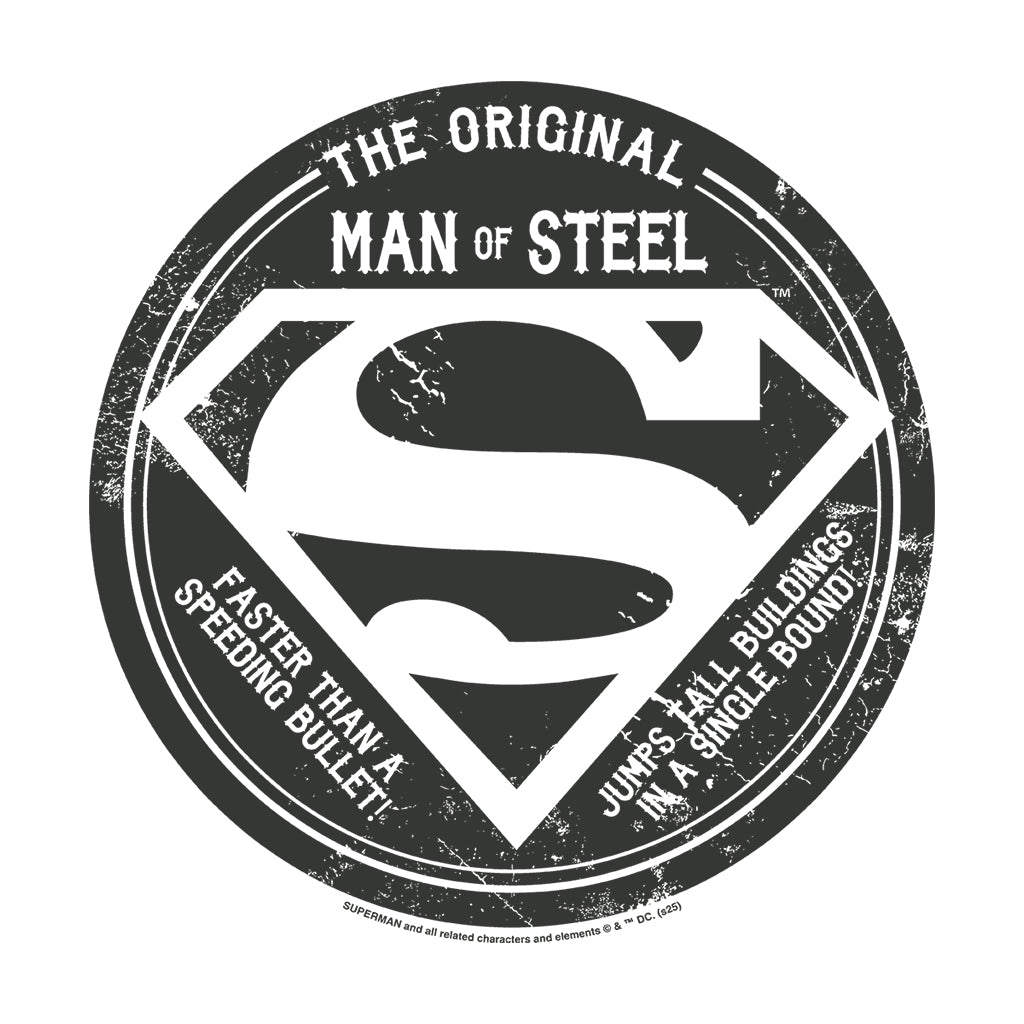Superman The Original Man Of Steel Retro Men's T-Shirt product image 2