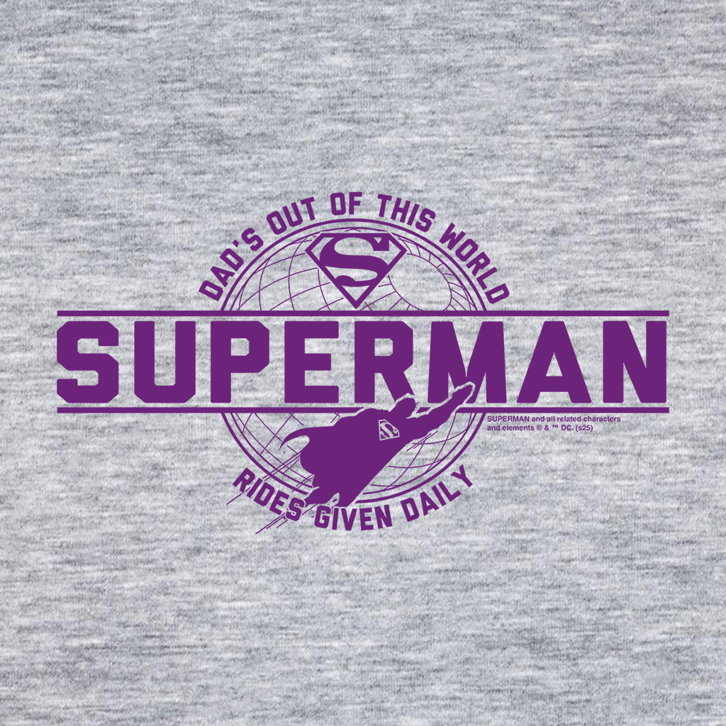 Superman Dad's Out Of This World Father's Day Men's T-Shirt product image 2