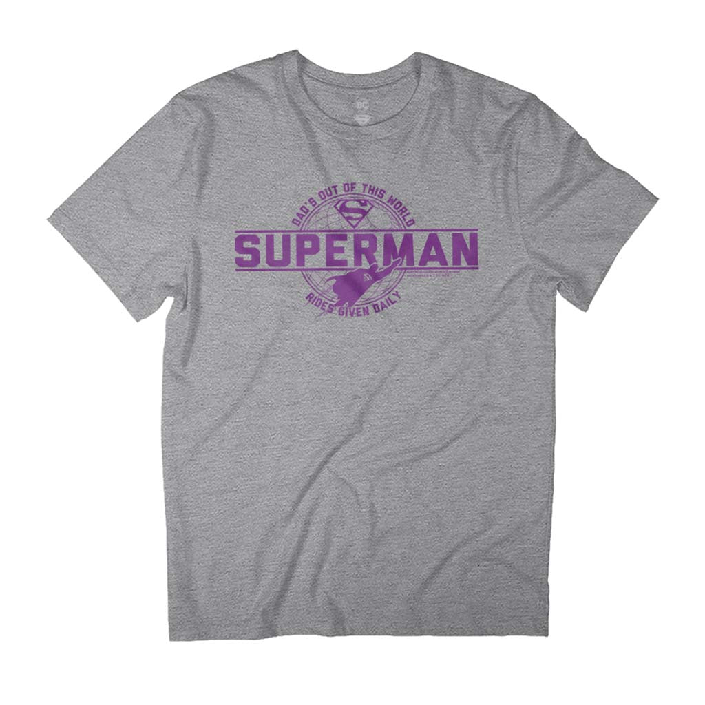 Superman Dad's Out Of This World Father's Day Men's T-Shirt product image 1