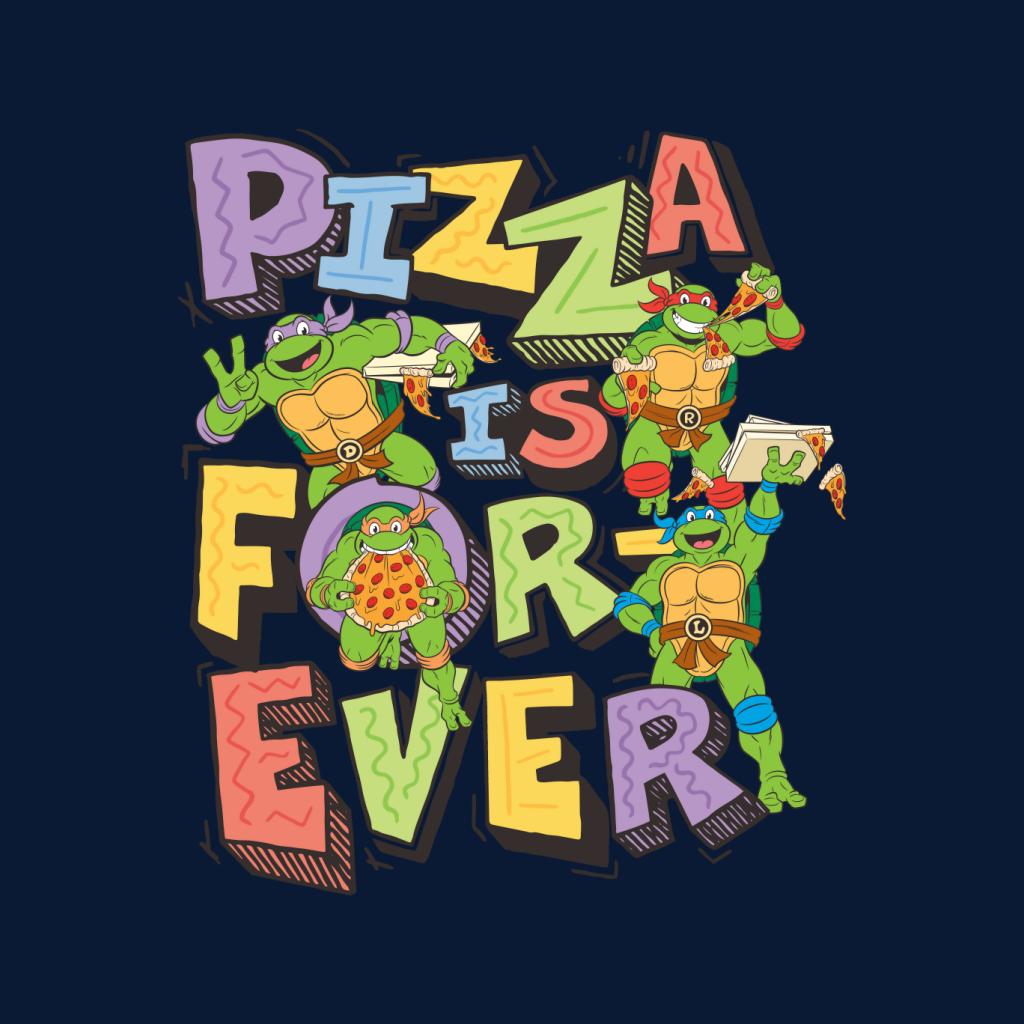 Teenage Mutant Ninja Turtles Pizza Is Forever Men's T-Shirt product image 2