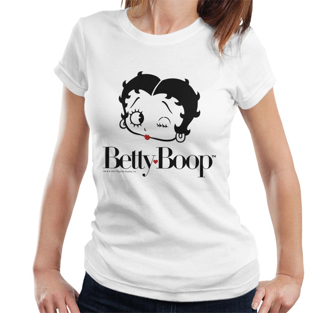 Betty Boop Red Heart Women's T-Shirt product image 1
