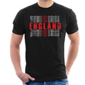 England Cascade Flag Euro Football Men's T-Shirt product image 1