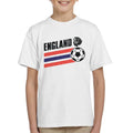 England Lion Head Euro Football Stripe Kid's T-Shirt product image 1