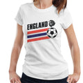 England Lion Head Euro Football Stripe Women's T-Shirt product image 1