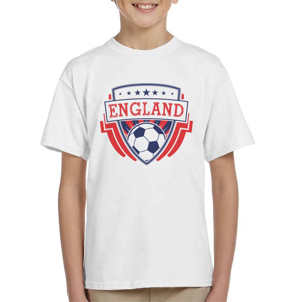 England Emblem Badge Euro Football Kid's T-Shirt product image 1