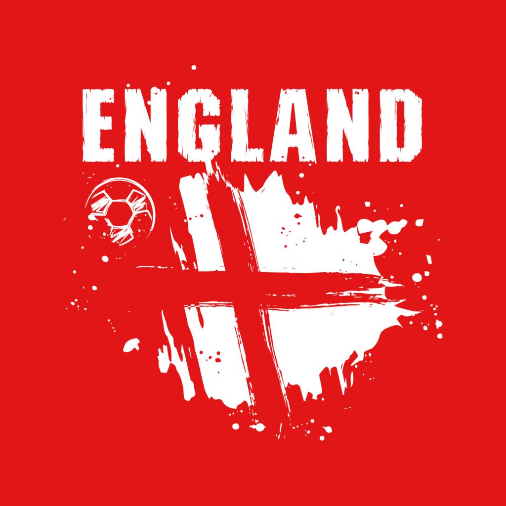 England Paint Splatter Euro Football Women's T-Shirt product image 2