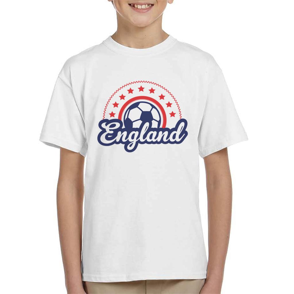 England Star Euro Football Outline Kid's T-Shirt product image 1