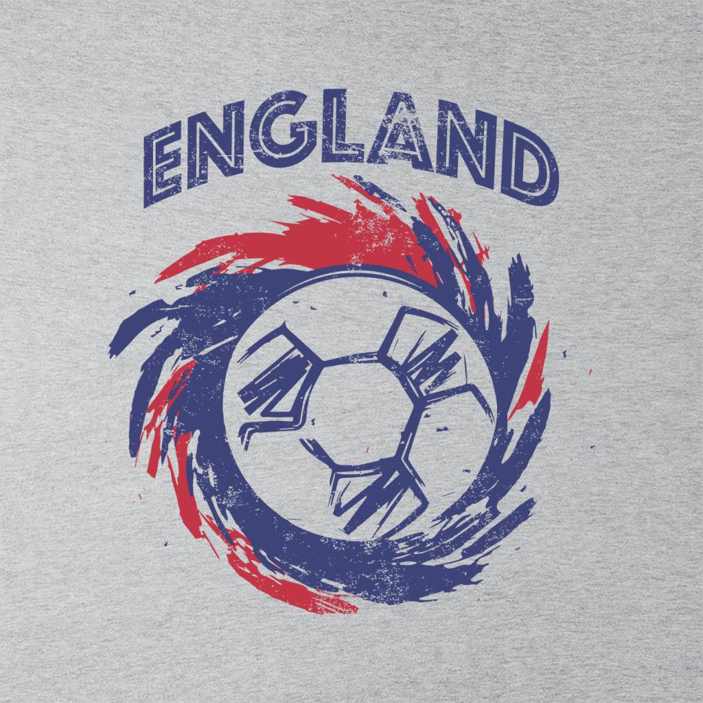 England Spin Paint Streaks Euro Football Women's T-Shirt product image 2