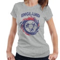 England Spin Paint Streaks Euro Football Women's T-Shirt product image 1