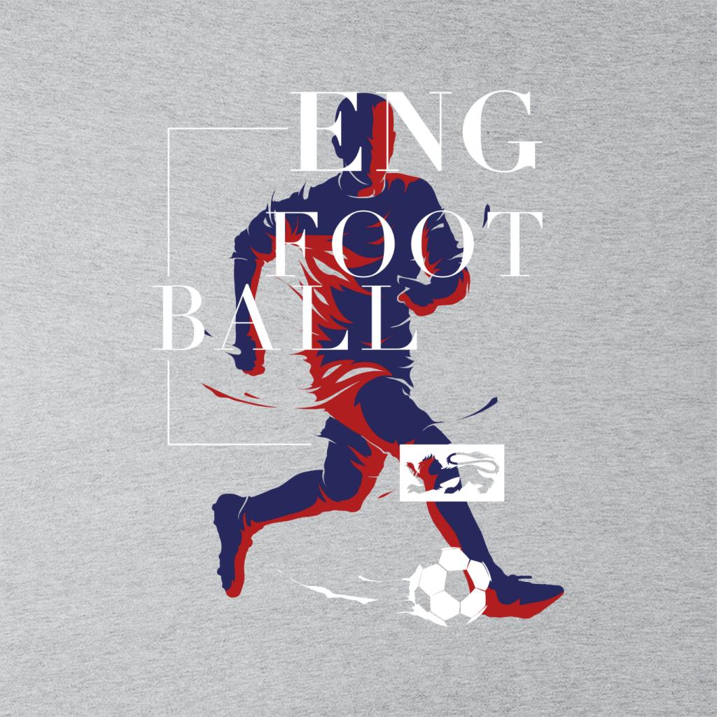 England Red And Blue Euro Footballer Men's T-Shirt product image 2