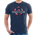 England Retro Ball Art Euro Football Men's T-Shirt product image 1