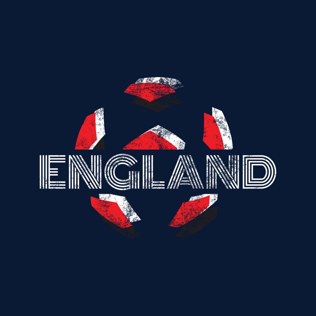England Retro Ball Art Euro Football Kid's T-Shirt product image 2