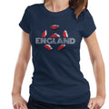 England Retro Ball Art Euro Football Women's T-Shirt product image 1