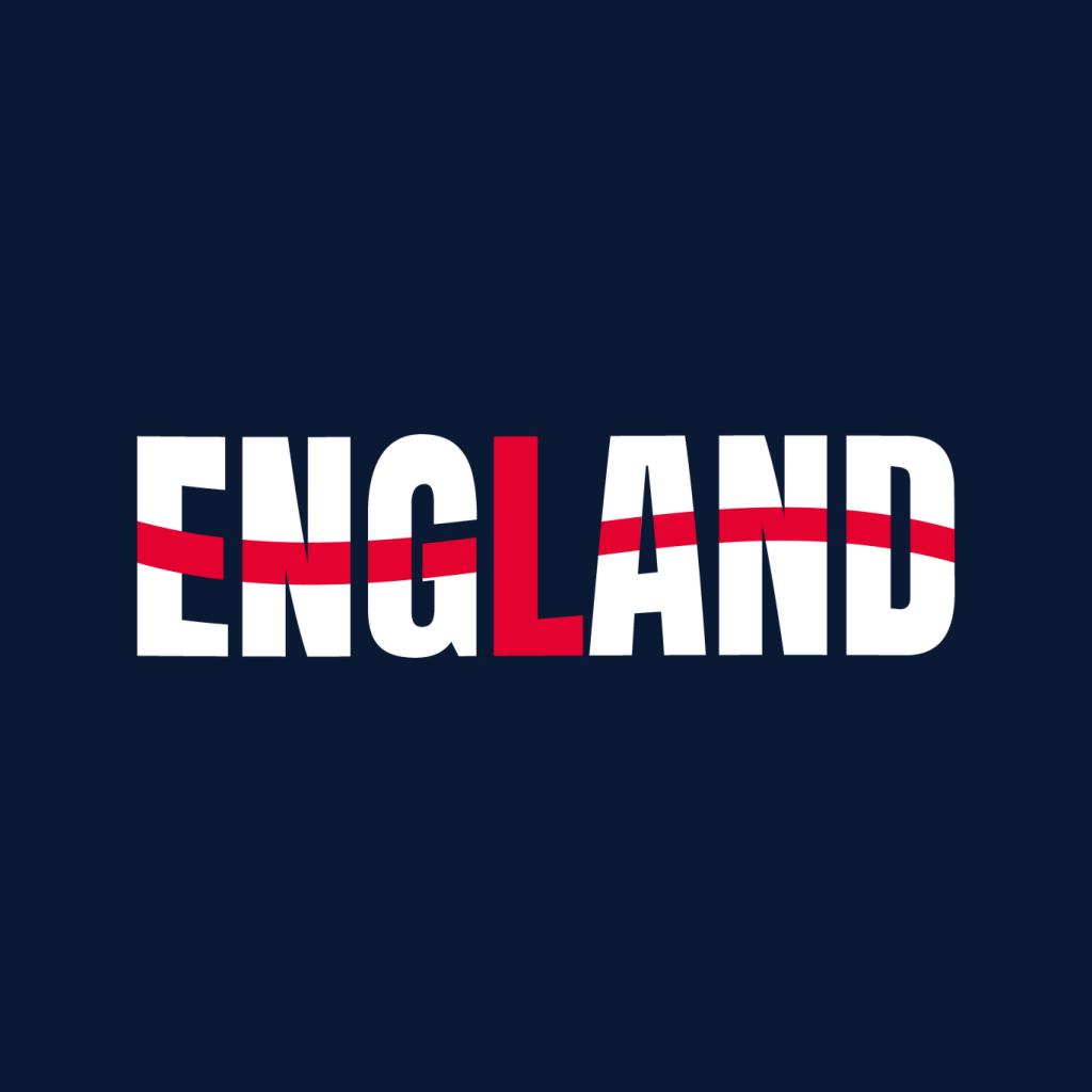 England Flag Text Euro Football Men's T-Shirt product image 2