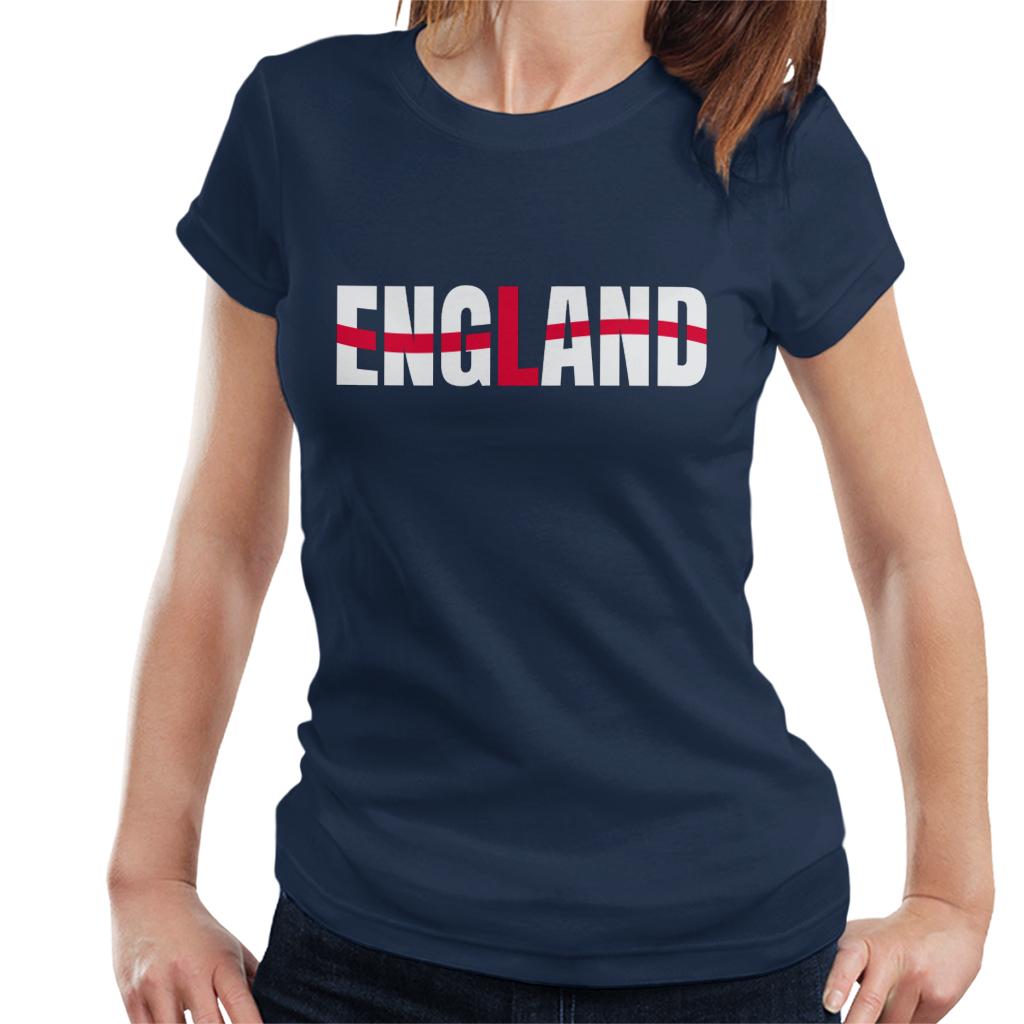England Flag Text Euro Football Women's T-Shirt product image 1