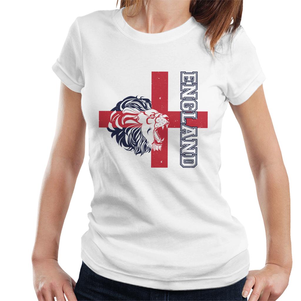 England Lion Red Cross Euro Football Women's T-Shirt product image 1