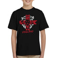England Lion Mane Outline Euro Football Kid's T-Shirt product image 1