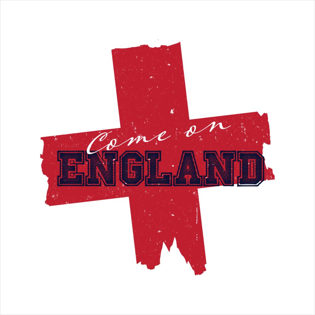 Come On England Red Cross Distress Euro Football Men's product image 2