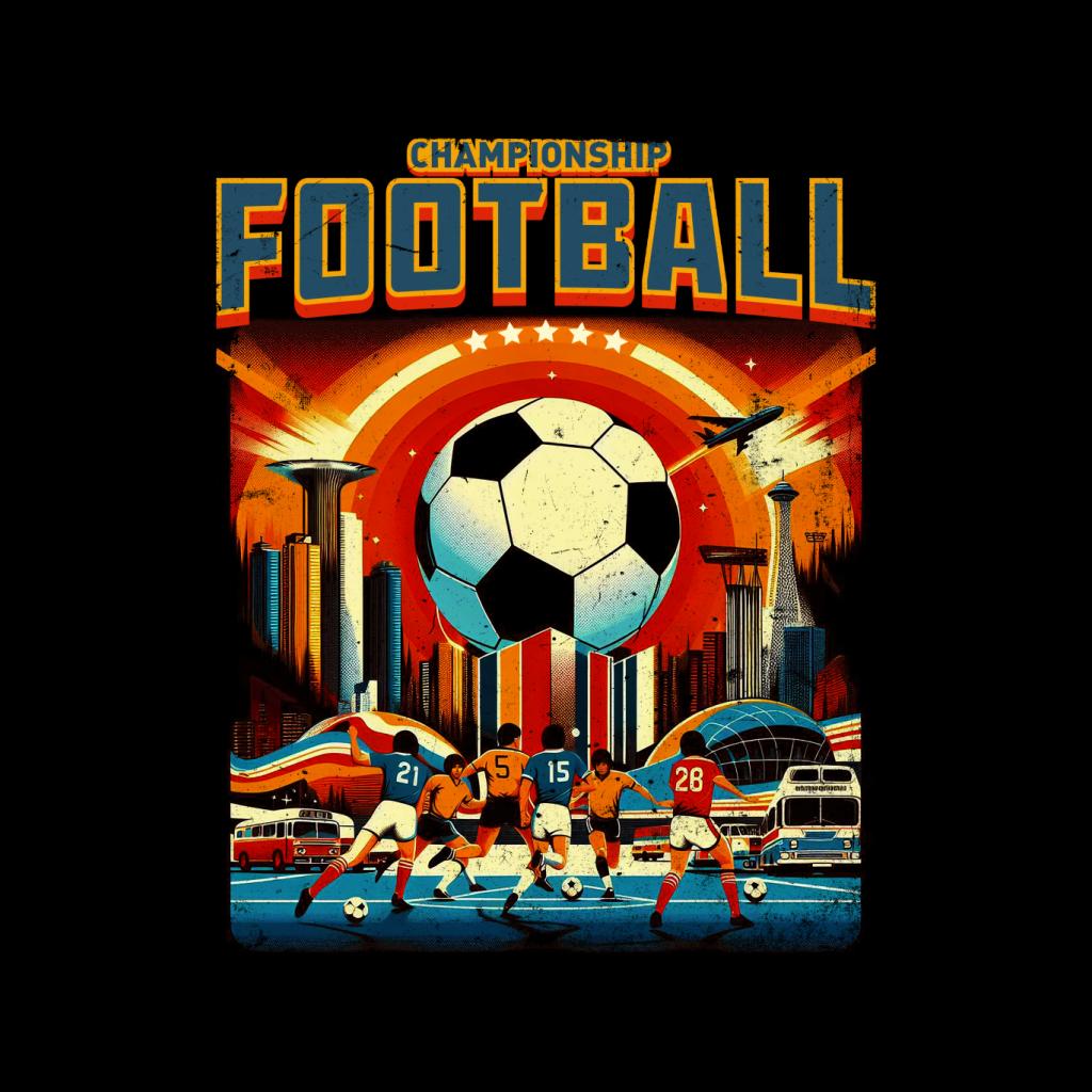 Retro 70's Championship Football Men's T-Shirt product image 2