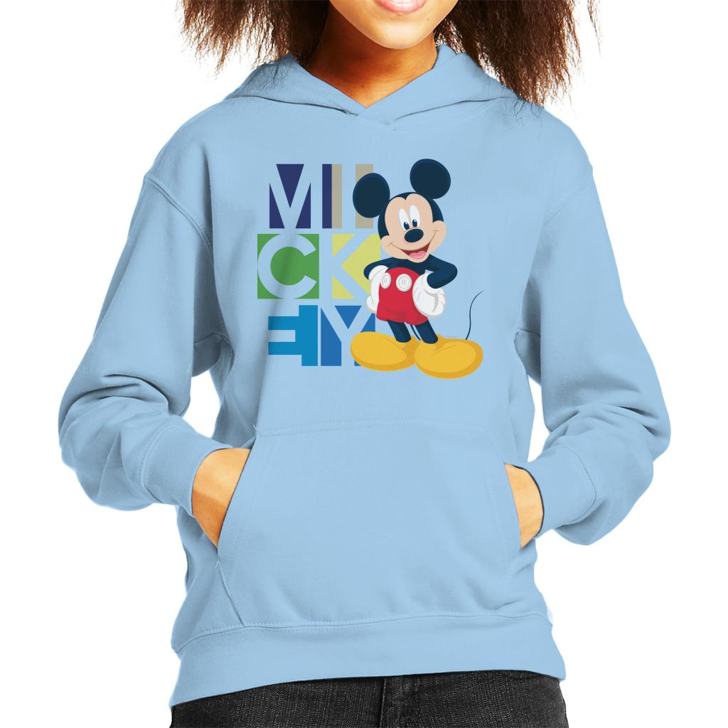 Disney Mickey Mouse Pose Kid's Hooded Sweatshirt product image 1