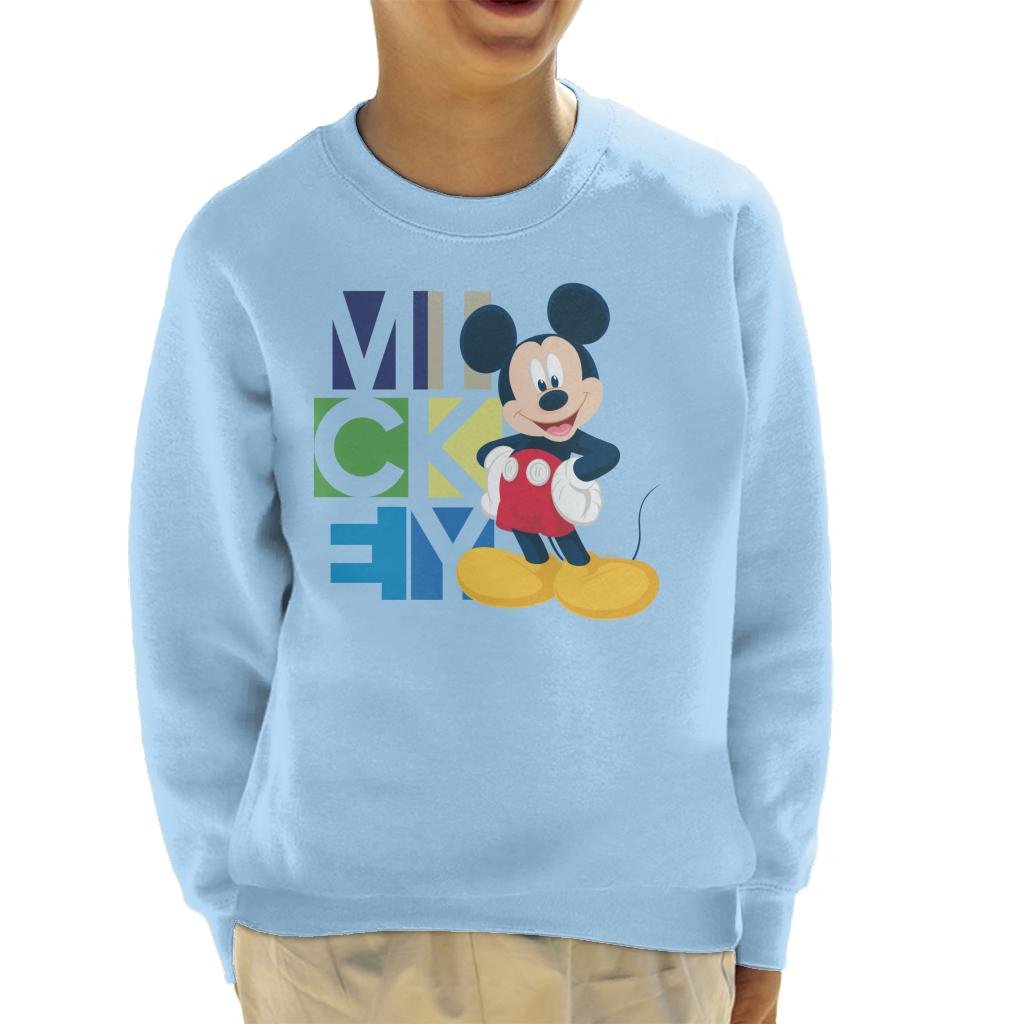 Disney Mickey Mouse Pose Kid's Sweatshirt product image 1