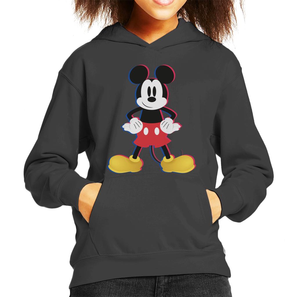 Disney Mickey Mouse 3D Effect Pose Kid's Hooded Sweatshirt product image 1