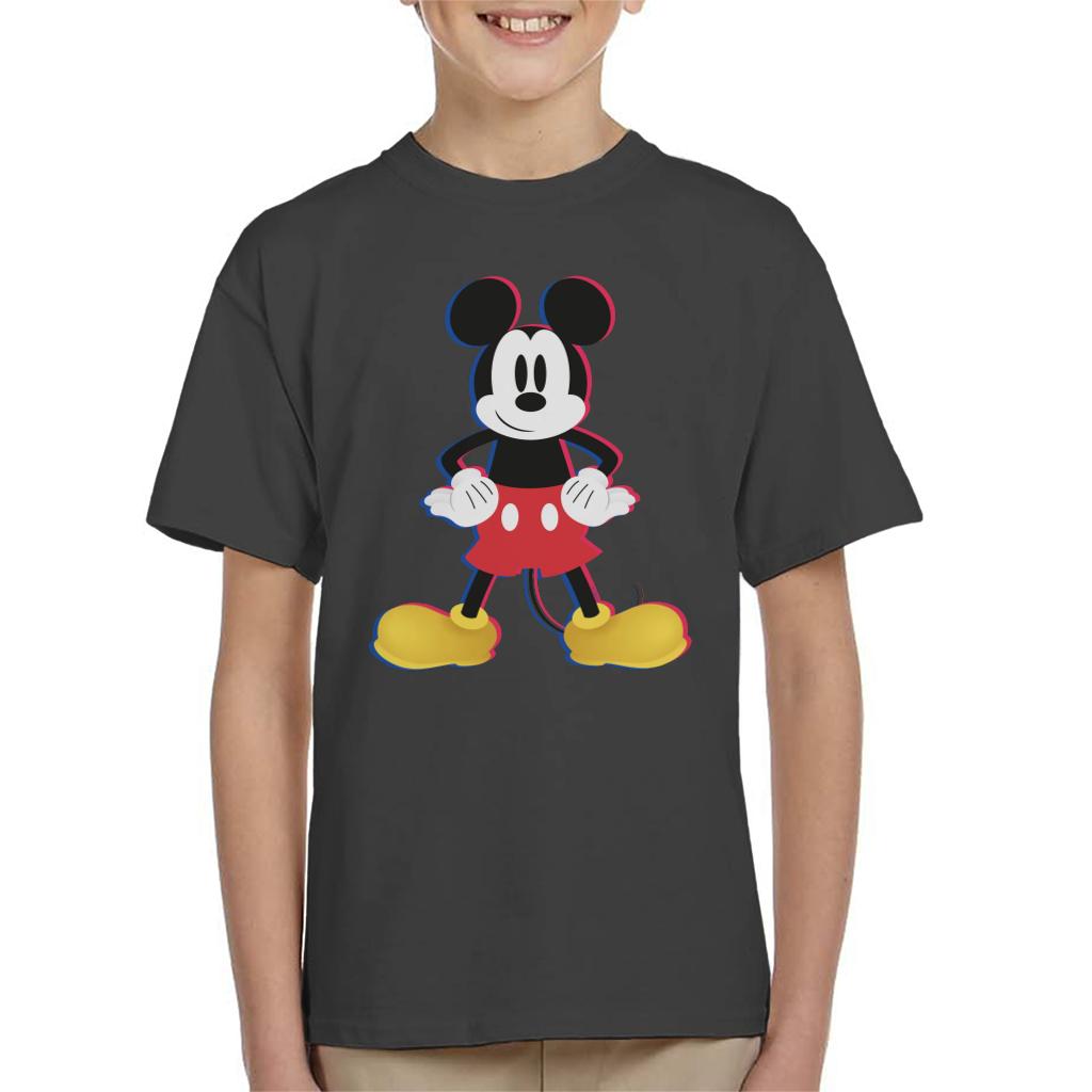 Disney Mickey Mouse 3D Effect Pose Kid's T-Shirt product image 1