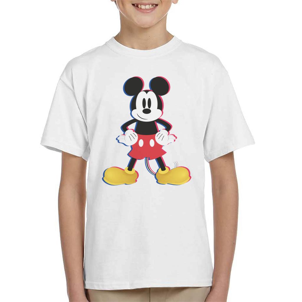 Disney Mickey Mouse 3D Effect Pose Kid's T-Shirt product image 4