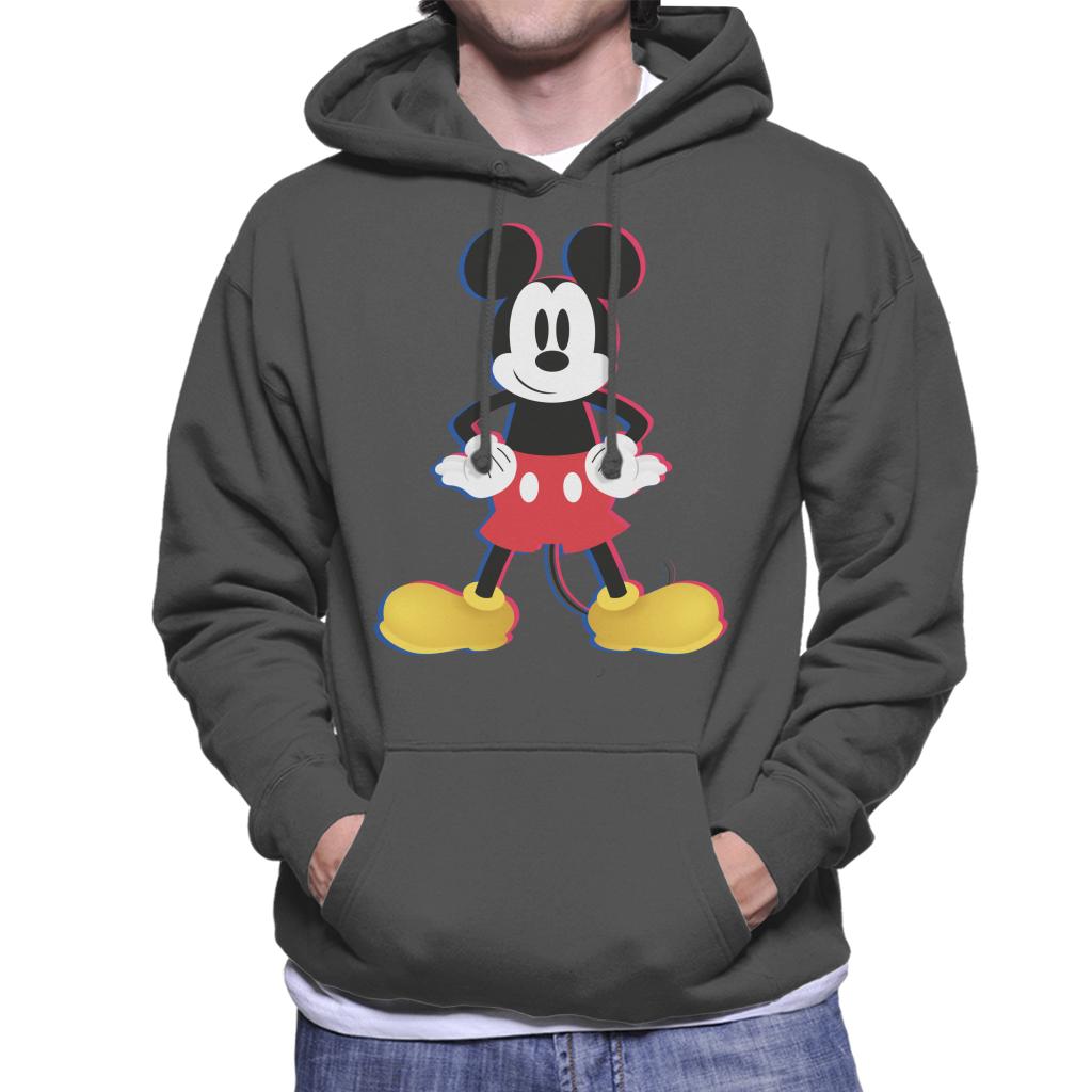 Disney Mickey Mouse 3D Effect Pose Men's Hooded Sweatshirt product image 1