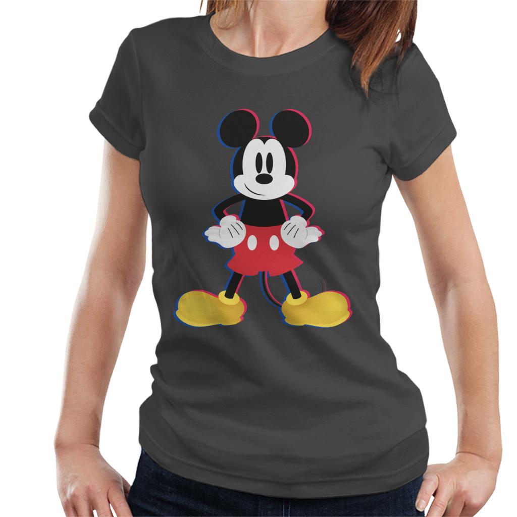 Disney Mickey Mouse 3D Effect Pose Women's T-Shirt product image 1