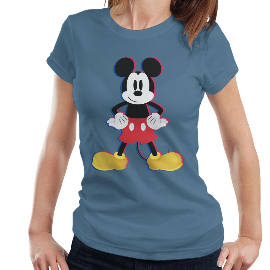 Disney Mickey Mouse 3D Effect Pose Women's T-Shirt product image 6
