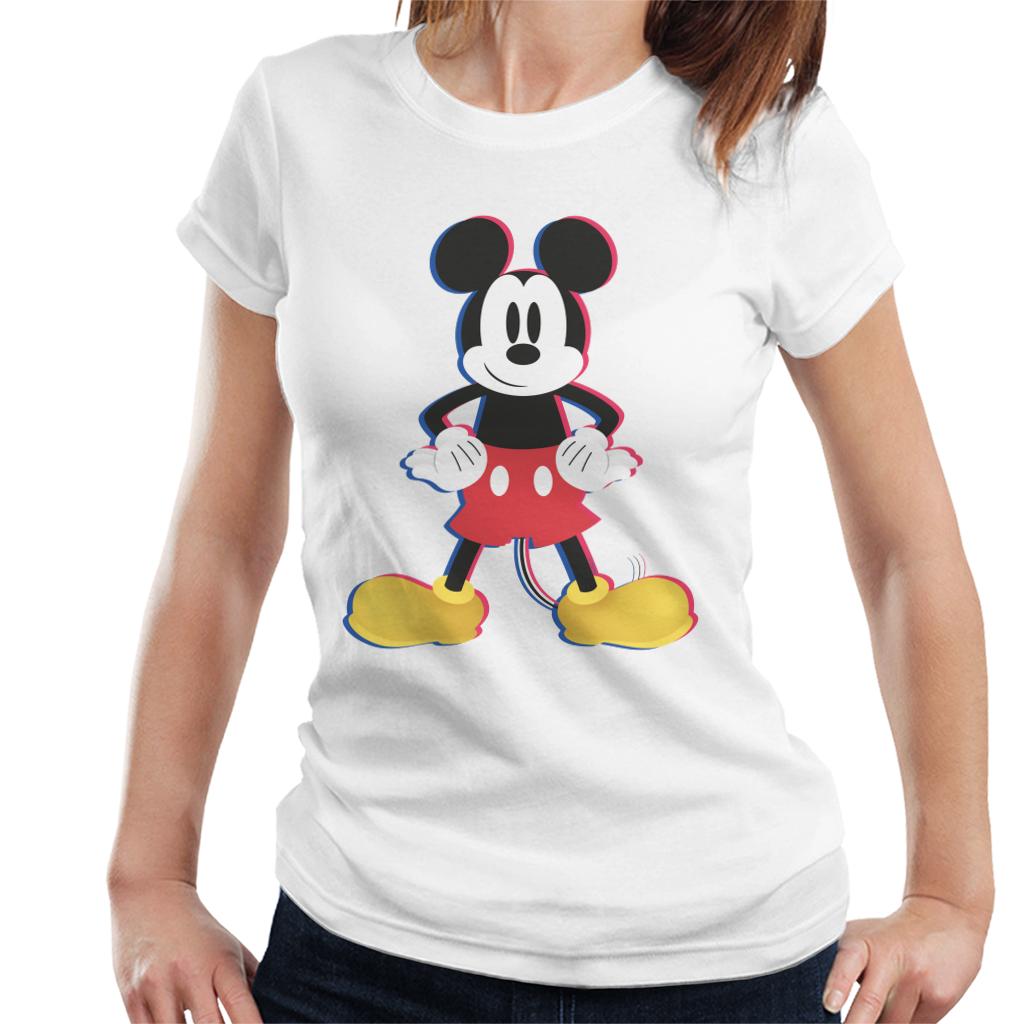 Disney Mickey Mouse 3D Effect Pose Women's T-Shirt product image 4