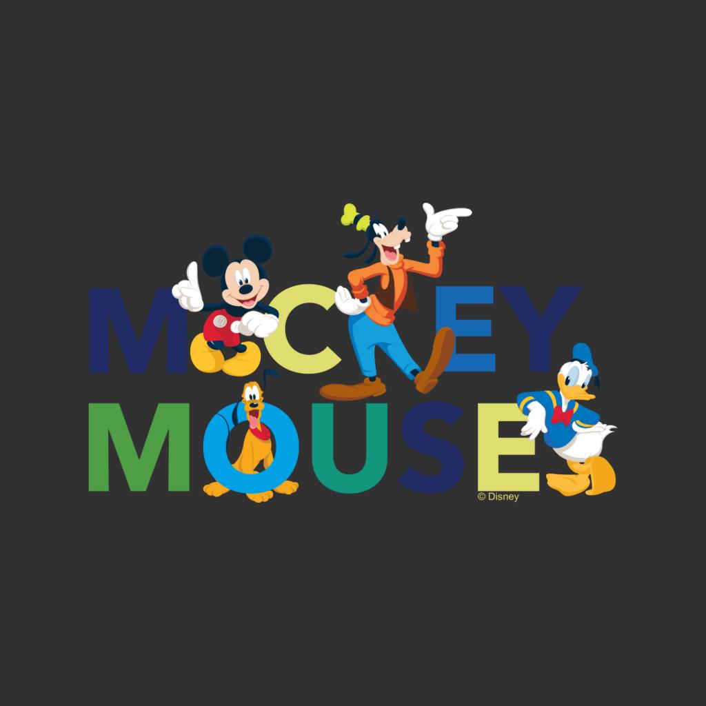 Disney Mickey Mouse And Friends Colour Logo Men's Hooded product image 2
