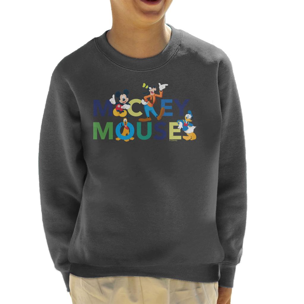 Disney Mickey Mouse And Friends Colour Logo Kid's Sweatshirt product image 1
