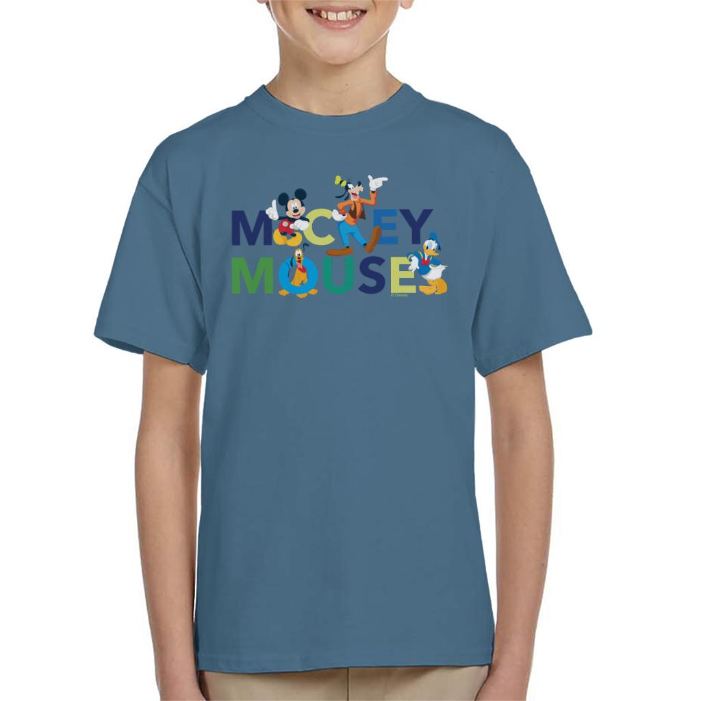 Disney Mickey Mouse And Friends Colour Logo Kid's T-Shirt product image 4