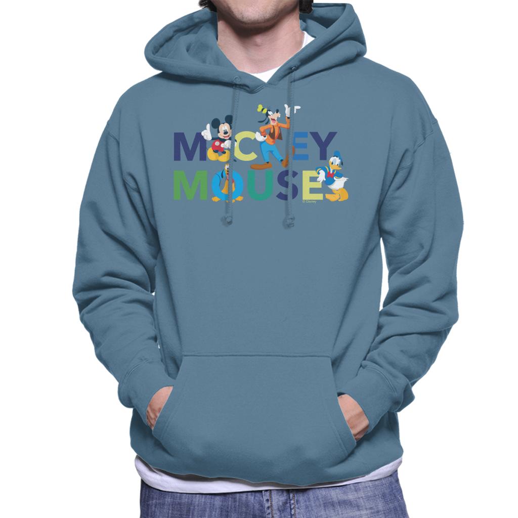Disney Mickey Mouse And Friends Colour Logo Men's Hooded product image 4