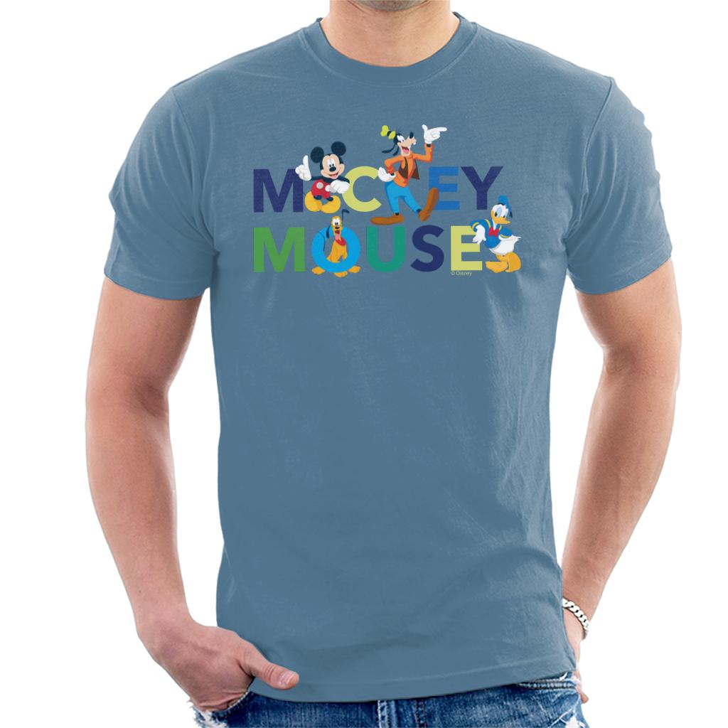 Disney Mickey Mouse And Friends Colour Logo Men's T-Shirt product image 4