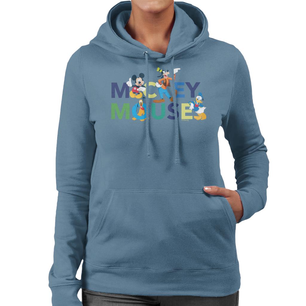 Disney Mickey Mouse And Friends Colour Logo Women's Hooded product image 4