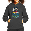 Disney Mickey Mouse Colour Text Kid's Hooded Sweatshirt product image 1