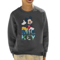 Disney Mickey Mouse Colour Text Kid's Sweatshirt product image 1