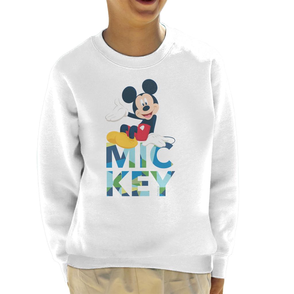 Disney Mickey Mouse Colour Text Kid's Sweatshirt product image 4