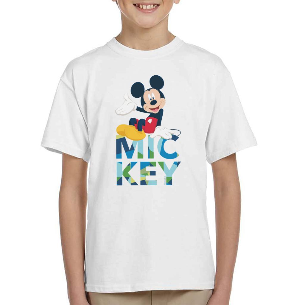 Disney Mickey Mouse Colour Text Kid's T-Shirt product image 4