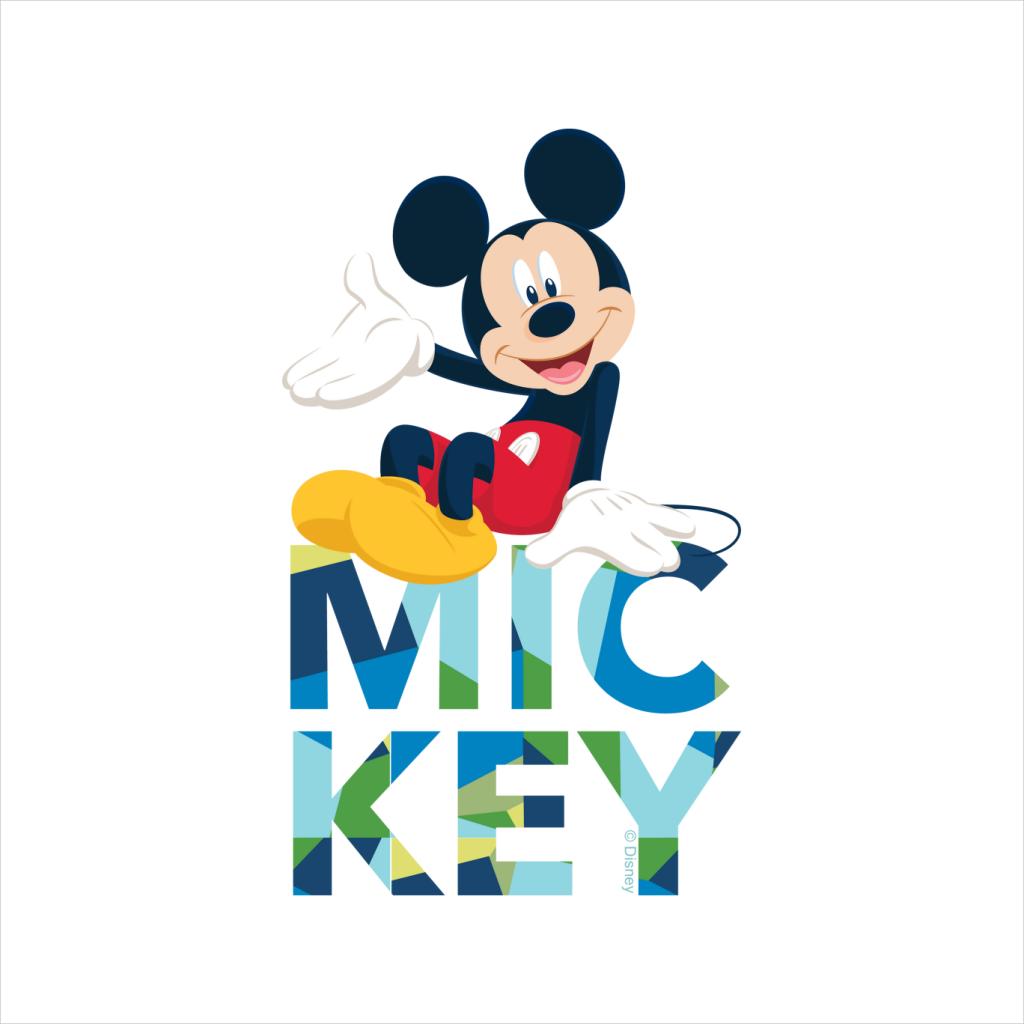 Disney Mickey Mouse Colour Text Men's Sweatshirt product image 5