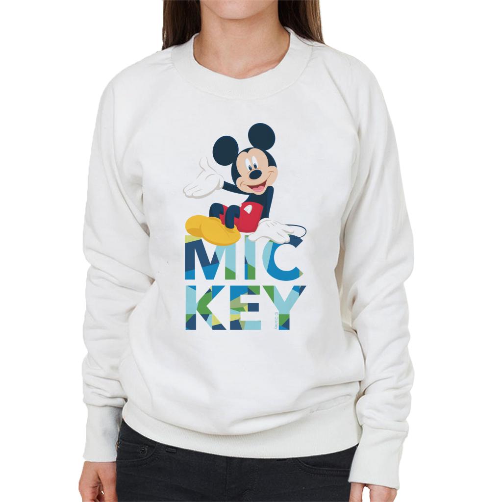 Disney Mickey Mouse Colour Text Women's Sweatshirt product image 4